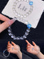 Brivys Ocean Heart Crystal Bracelet