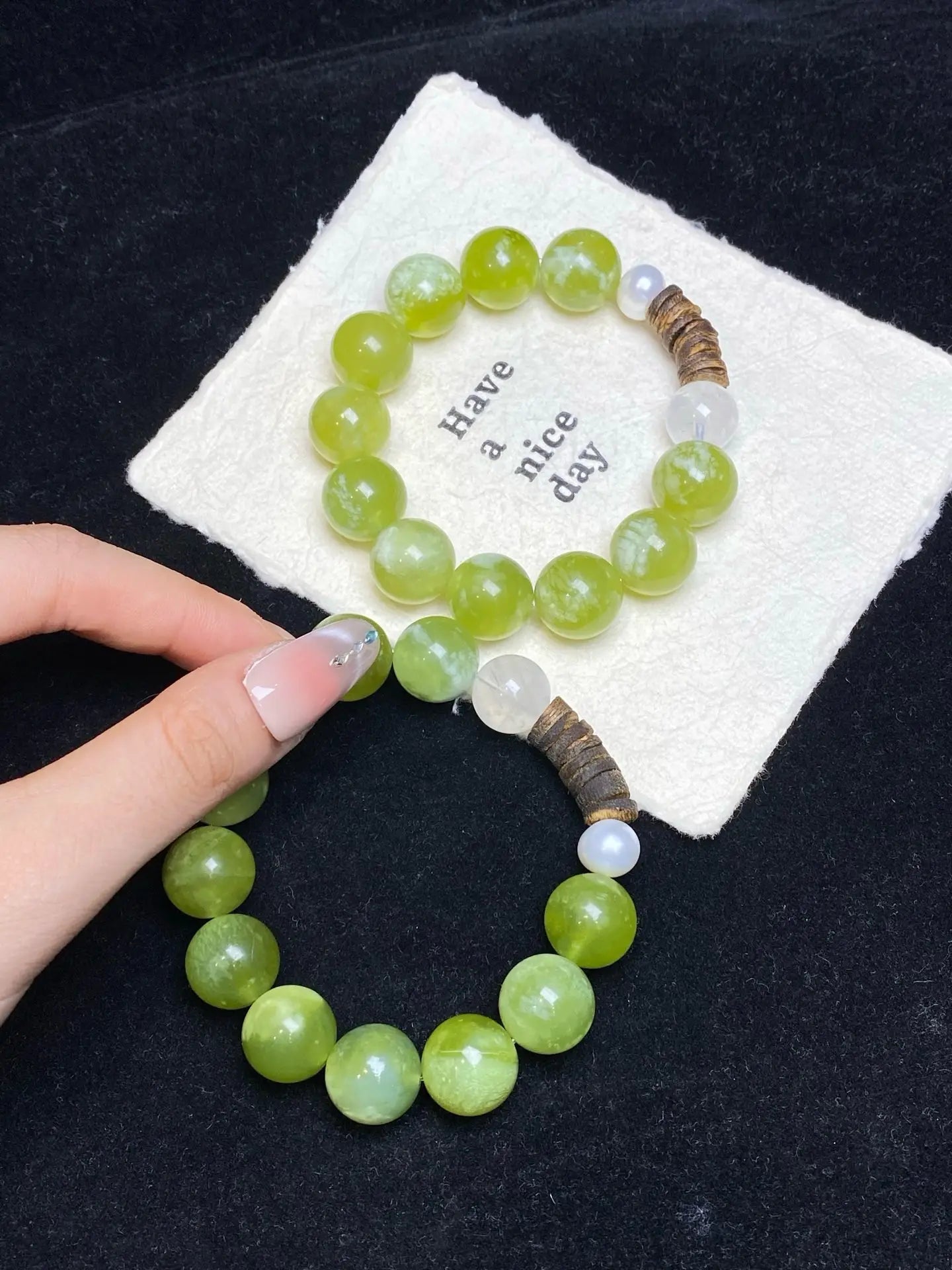 Brivys Mountain Mist Crystal Bracelet Secondary image