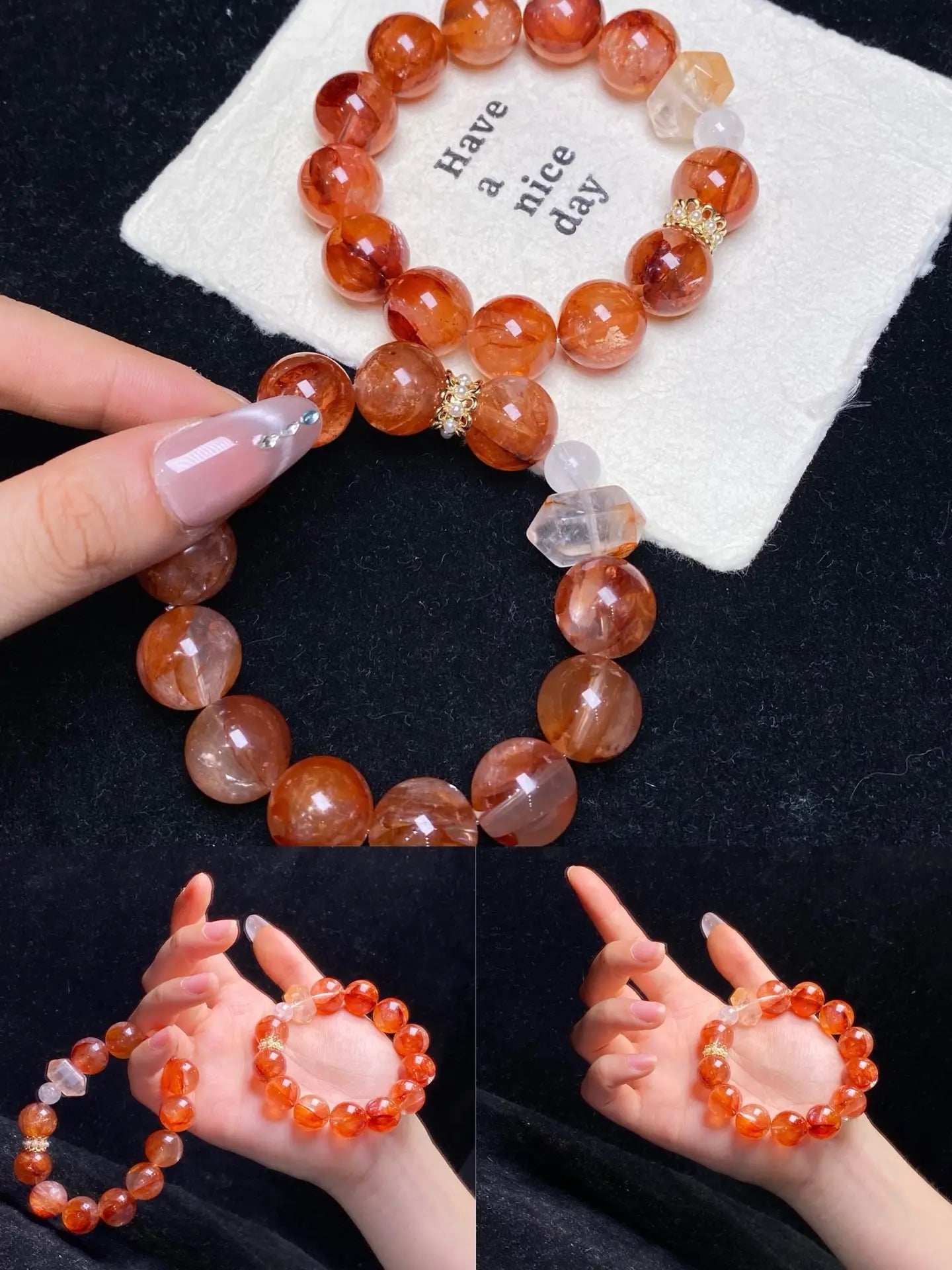 Brivys Radiant Flame Crystal Bracelet Main image