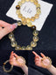 Brivys Golden Momentum Crystal Bracelet