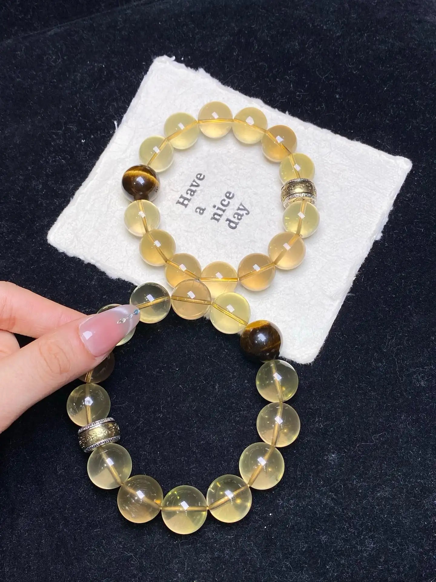 Brivys Golden Momentum Crystal Bracelet Secondary image