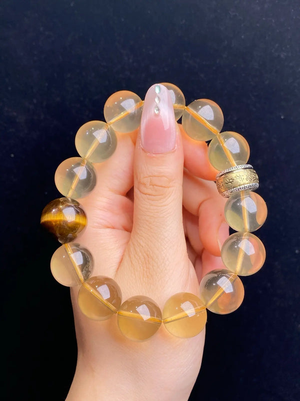 Brivys Golden Momentum Crystal Bracelet