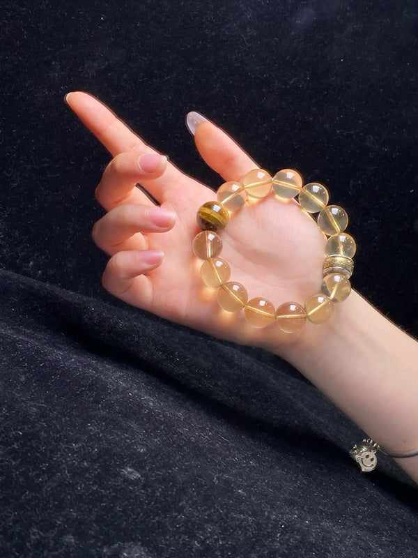 Brivys Golden Momentum Crystal Bracelet