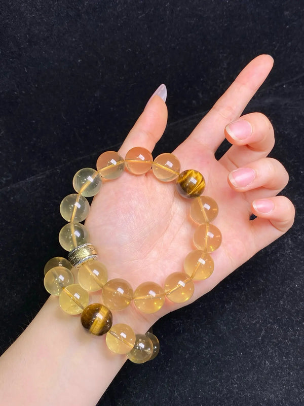 Brivys Golden Momentum Crystal Bracelet