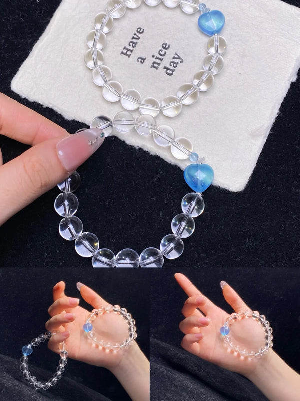 Brivys Ocean Heart Crystal Bracelet