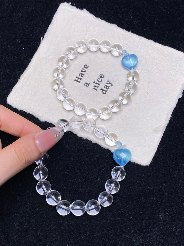 Brivys Ocean Heart Crystal Bracelet