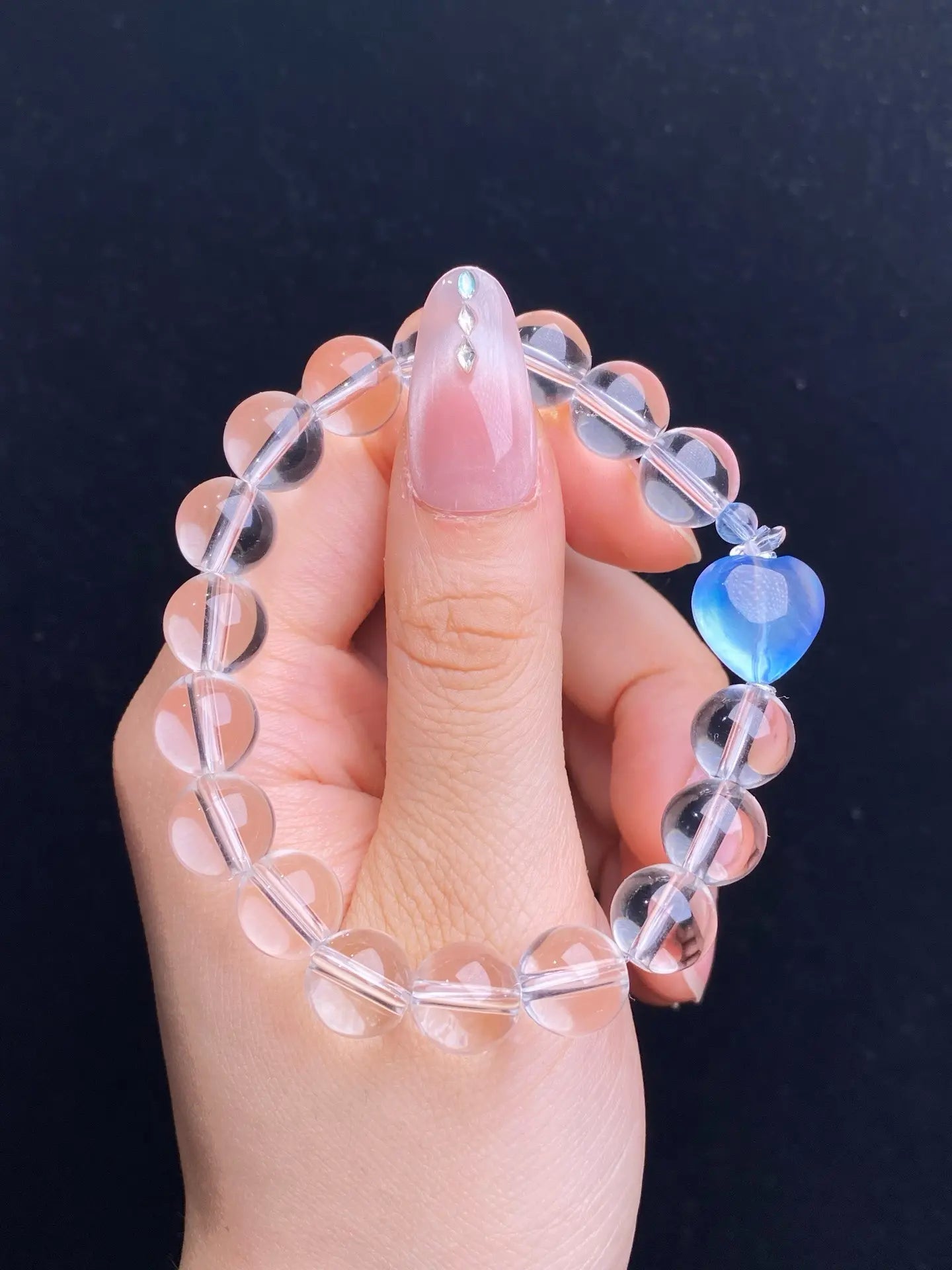 Brivys Ocean Heart Crystal Bracelet