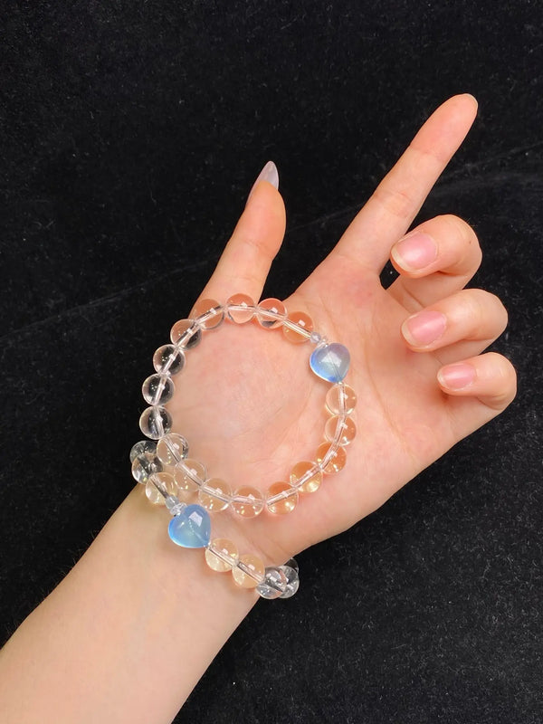 Brivys Ocean Heart Crystal Bracelet