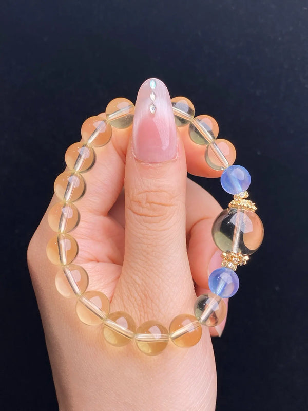 Brivys Golden Tide Crystal Bracelet