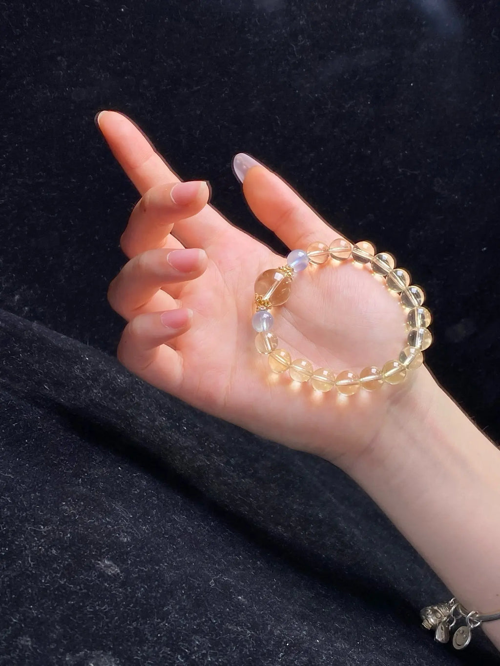 Brivys Golden Tide Crystal Bracelet