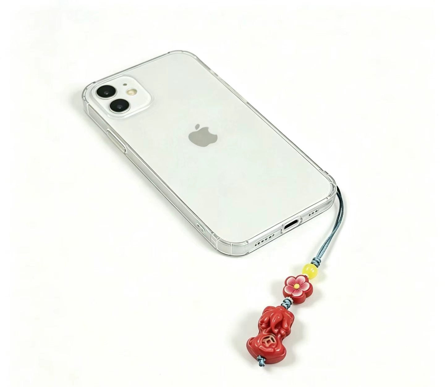Cinnabar Pixiu Lucky Charm – Chinese Wealth Guardian Amulet Pendant Secondary image
