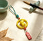 Realgar-Style Yellow Deer Car Charm – Chinese Safe Travel Amulet Pendant