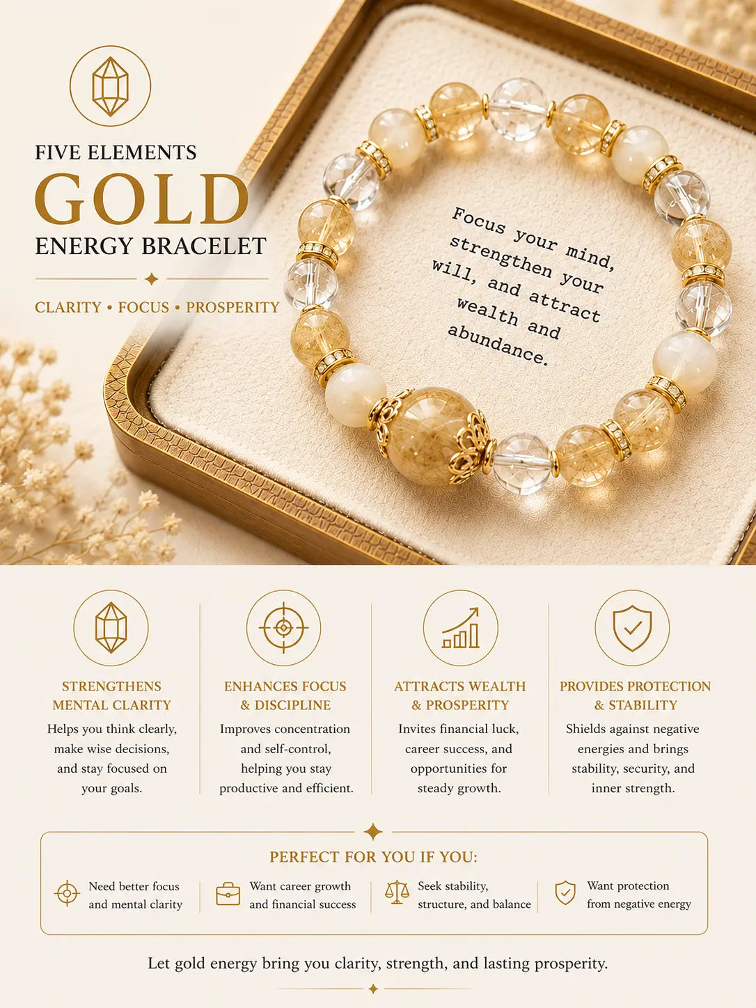 Personal Energy Bracelet – Custom Crafted for You