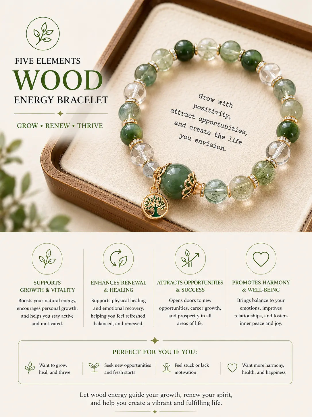 Personal Energy Bracelet – Custom Crafted for You