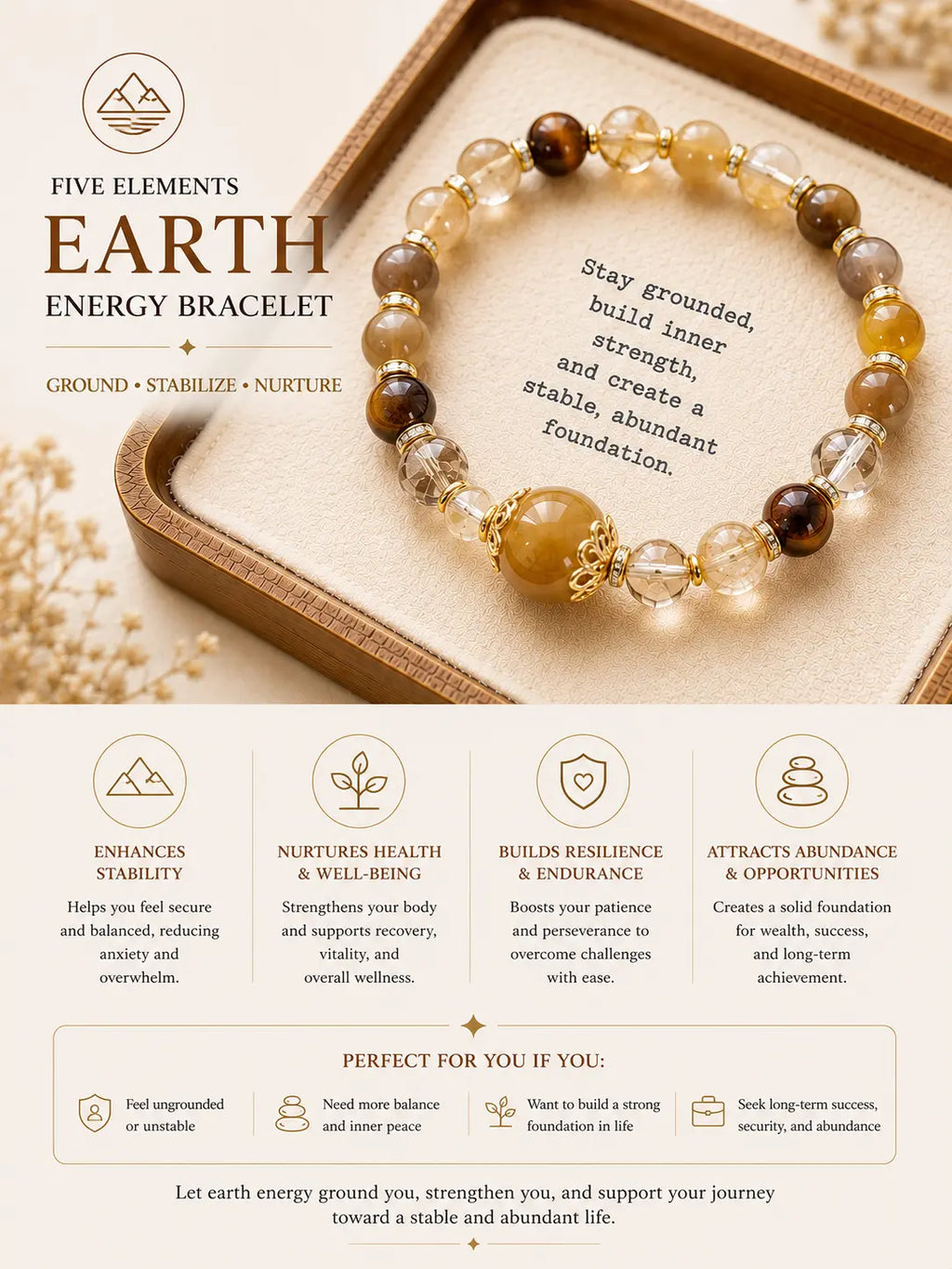 Personal Energy Bracelet – Custom Crafted for You